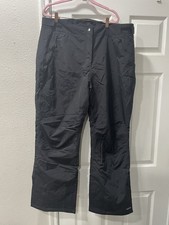 LANDS END Black Ski Snow Outdoor Winter Insulated Pants SZ XL
