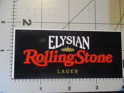 ELYSIAN BREWING seattle Space Dust Rolling Stone STICKER decal craft beer Q