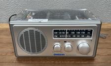 Sangean Prison Inmate Radio AM FM 2 Band Receiver Clear WR-1 Tested & Working