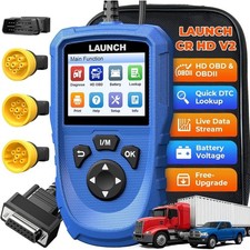 CR HD V2 Heavy Duty Truck Diagnostic Tool, HD OBD Scanner, Diesel Code R...