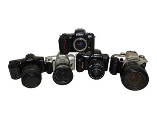 📷 Konvolut 5x diverse analoge Spiegelreflex Kameras als Ressource Ersatz 📷