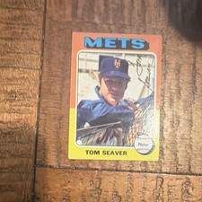 Topps 1975 Tom Seaver #370 New York Mets  Baseball Card MLB