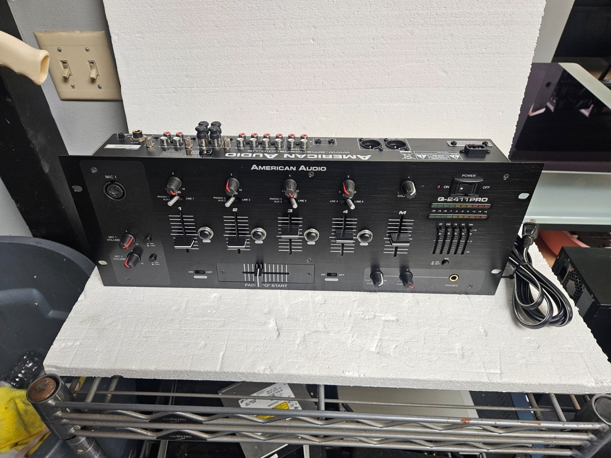 商品 American Audio Q-2411 PRO 4-Channel DJ Mixer/ライブサウンド