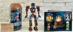 Bionicle Toa Metru Set of 6: 8601-8606 w/Mans, Cans, Kanoka Cards & Glitter Lids