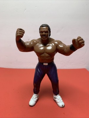 1990 WCW Galoob Wrestling Figure Butch Reed White Nike Swoosh