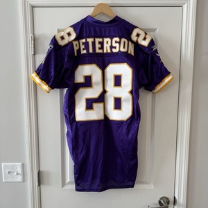 VTG Reebok NFL Minnesota Vikings Adrian Peterson Player Issue Pro Cut 44 Jersey