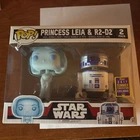 Funko Pop! Star Wars 2 Pack Princess Leia & R2 D2 2017 Convention Exclusive