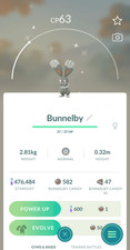 Shiny Bunnelby Pokemon Go
