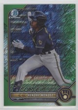 2022 Bowman Chrome Prospects Green Shimmer Refractor 16/99 Hendry Mendez 0i1j