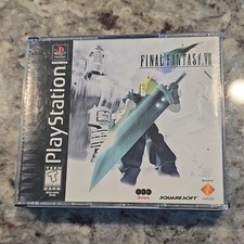 Square Soft Final Fantasy VII PS1 (PlayStation 1) NTSC-U/C 3-Disc RPG T
