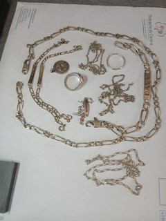 lot de bijoux en argent