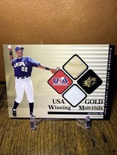 2000 Upper Deck #GW-JC John Cotton USA Gold Winning Materials  Relic AR70