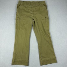 Boy Scouts of America Pants Mens 36x28 Uniform Green Cargo Vintage BSOA