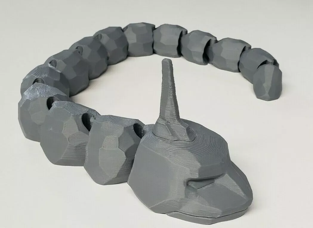 Onix (Pokemon)- Print In Place Flexi - 3D model by ChelsCCT