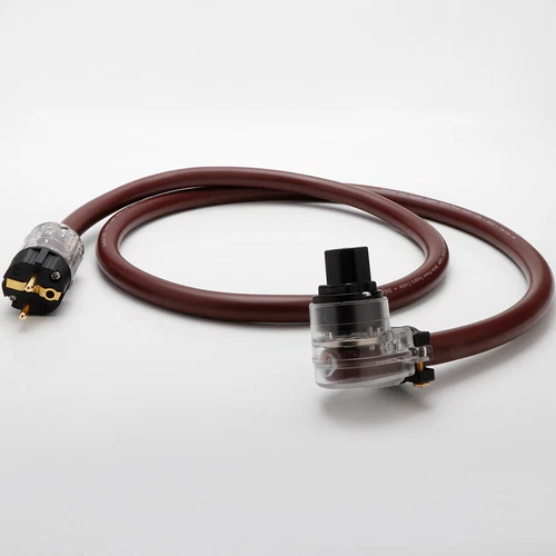 12AWG 4N OFC Audio Power Wire US/EU Version Supply Mains & 90° Female Connector - Picture 3 of 8