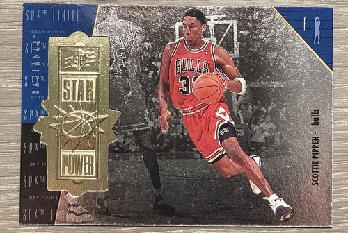 1998 SPX STAR POWER GOLD PARALLEL Scottie Pippen FOIL Chicago Bulls #124