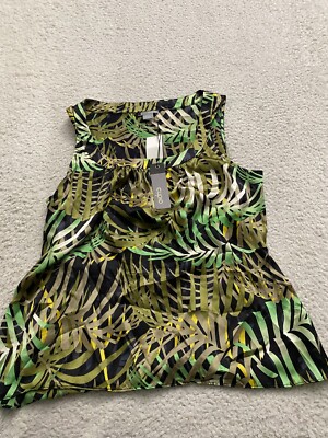 Cupio Women Floral Sleeveless Scoop Neck Tank Top Multicolor