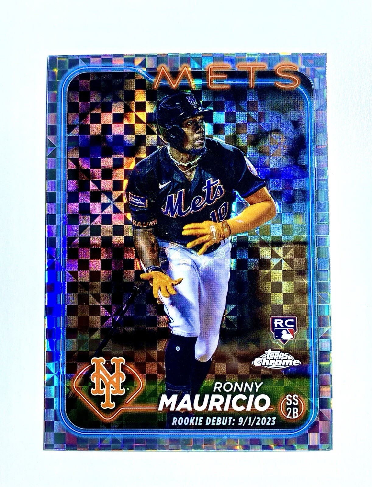 2024 Topps Chrome Update Ronny Mauricio #USC41 BASEBALL  Mets RC X-Fractors