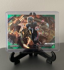 Bijan Robinson NFL Prizm Fireworks Green Cracked Ice Falcons