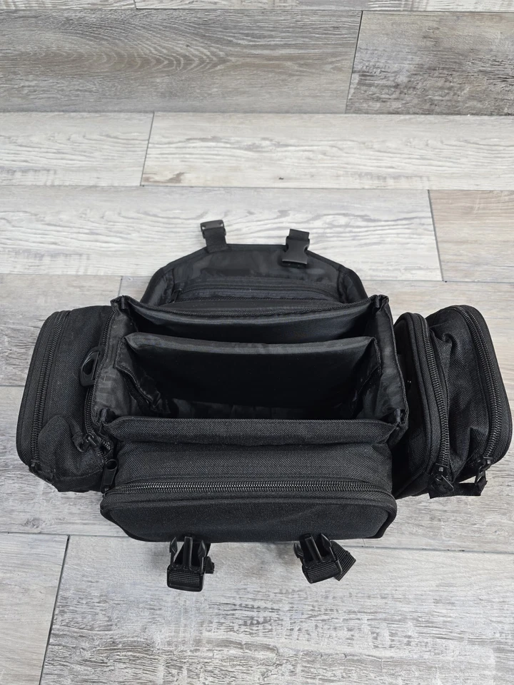 Kodak Nylon Black Camera Carry Shoulder Bag Compartments Zipper Pouch 8x12x7 - Image 3 of 4