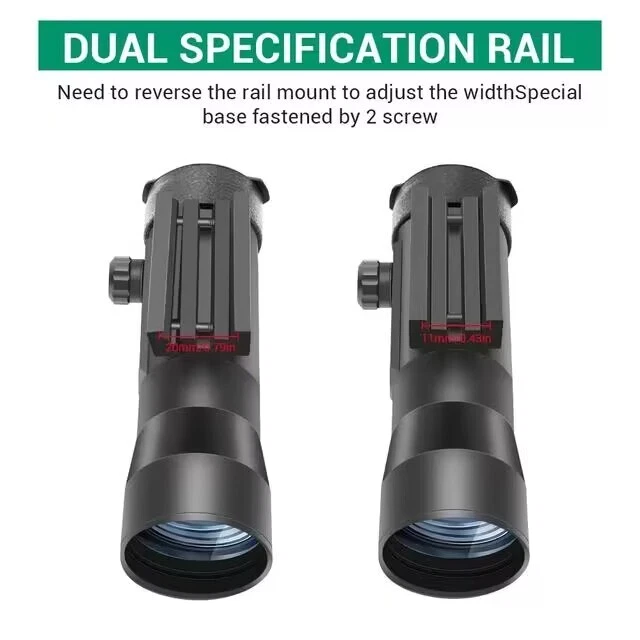 2x40 Tactical Riflescope Optical Sight Red/Green Dot Sights for 11/20mm Rail - Image 4 of 4