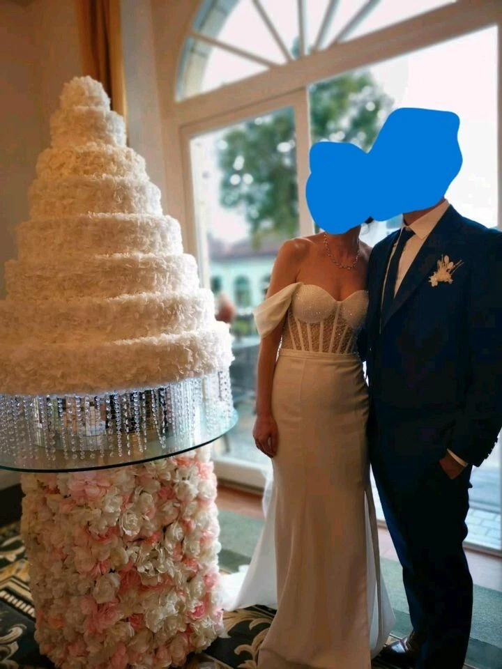 Torte Hochzeit, Deko Torte, Hochzeitstorte - Bild 2 von 4