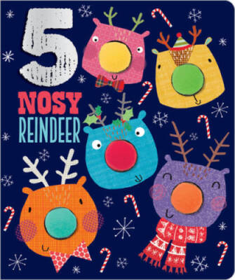 Five Nosy Reindeer - Board book By Make Believe Ideas  Ltd. - GOOD