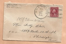 U.S.S. CANOPUS DEC 15,1931 NAVAL COVER