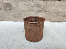 Vintage Primitive Handgefertigt Eisen K&ouml;rner Messen Topf Dekorativ Ma&szlig;stab 3.8