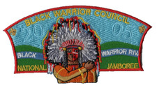 2005 Jamboree Black Warrior Council AL JSP Red Bdr (AR200)