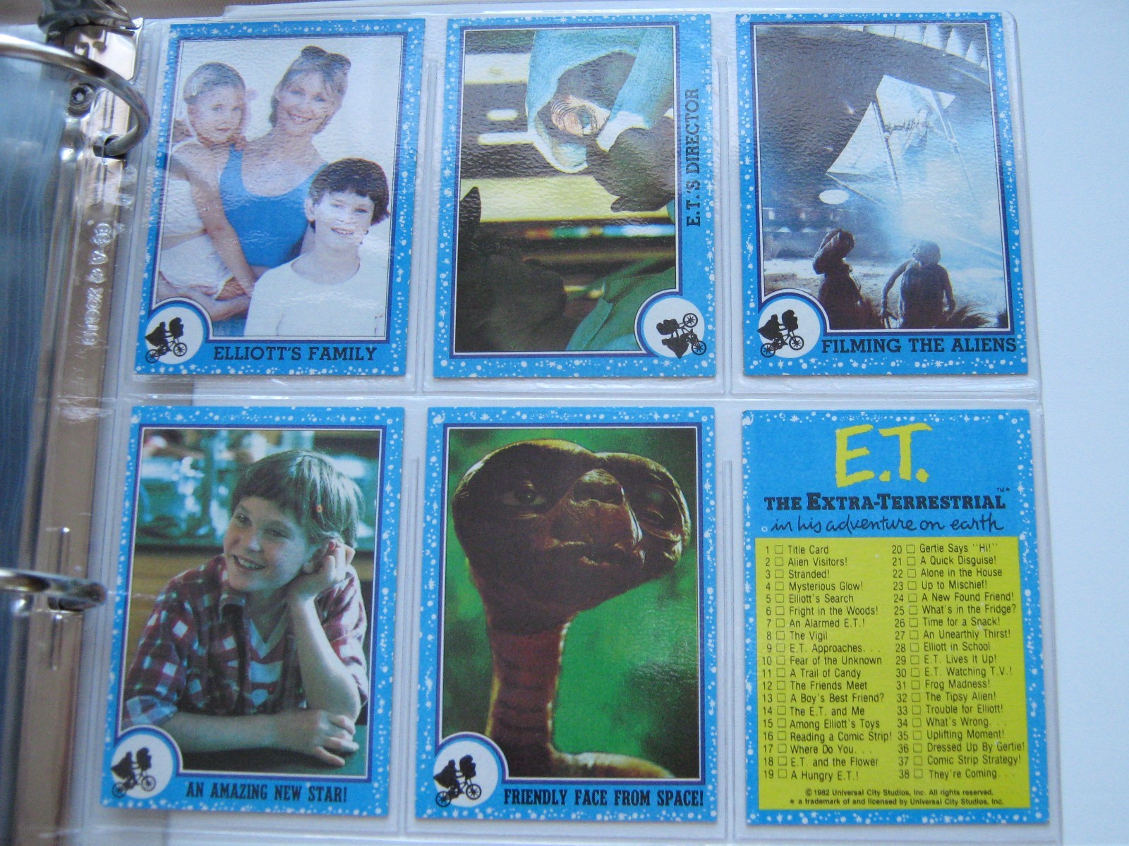 E.T. Trading Cards , Topps , 1982 , 187 plus 10 Extra Terrestrial