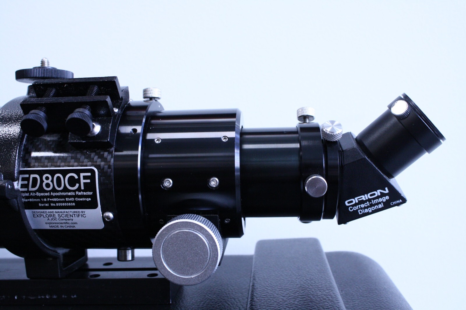 Explore Scientific FCD1 ED80 f/6 AirSpaced Triplet APO Carbon Fiber