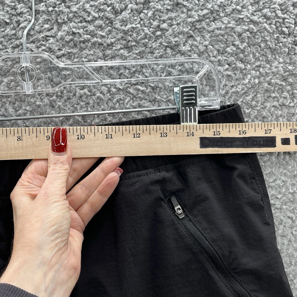 Pantalones Gramicci para mujer 12 negros de nailon pantalones tirar al aire libre escalada senderismo tobillo Foto 4 de 4