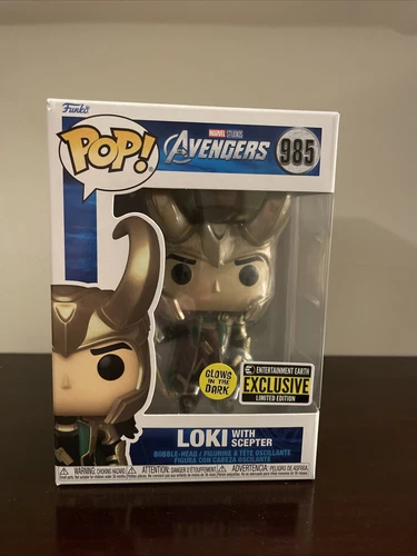 POP! Marvel: Avengers - Loki (With Scepter)  - GITD Exclusive