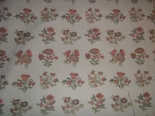 Lee Jofa, Annabella Embroidered Floral, BTY, Color Multi on Cream