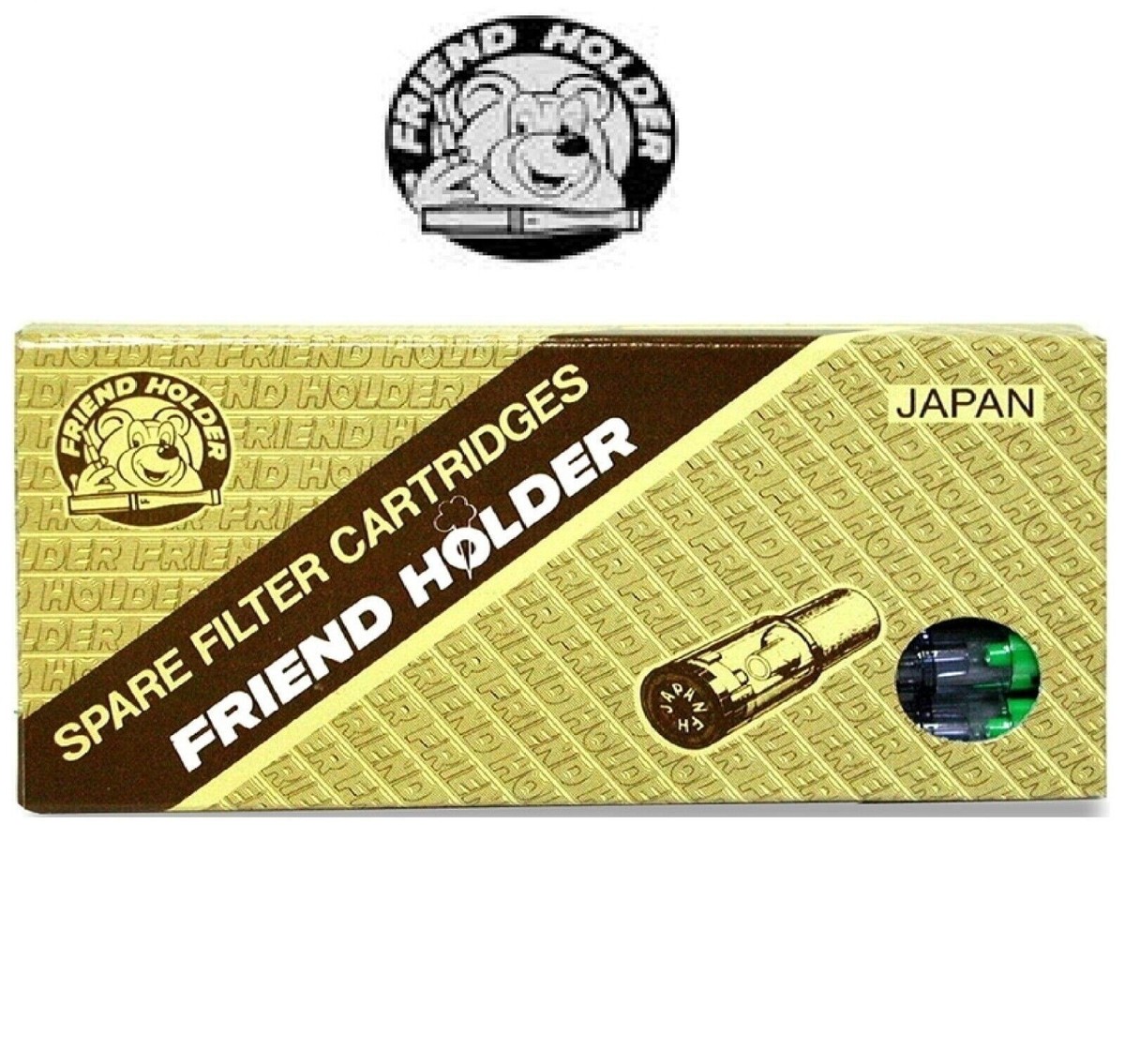 friend cigarette holder FRIEND HOLDER Spare Cigarette Filter Cartridges 20 x Per Pack Made In JAPAN