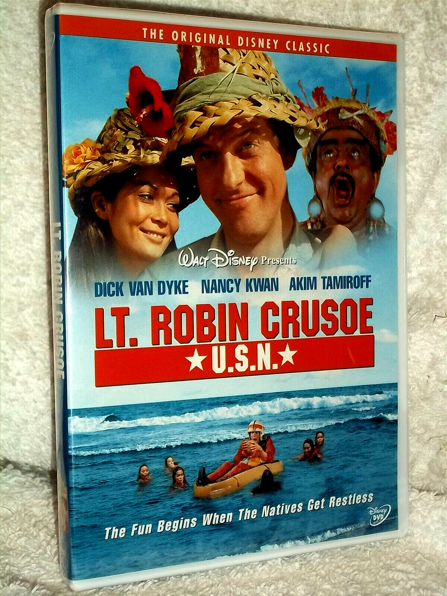 Lt Robin Crusoe U.S.N. (DVD, 2005) DISNEY Dick Van Dyke Nancy Kwan
