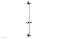 Phylrich AST3-559-015 Slide Bar 24" Integrated with Built-In Outlet SATIN NICKEL