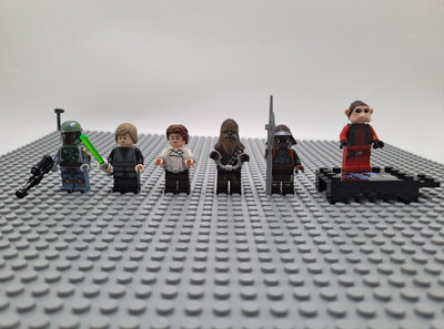LEGO  Star Wars Luke Han Chewbacca Nien Nunb Boba Fett aus 75396 NEU