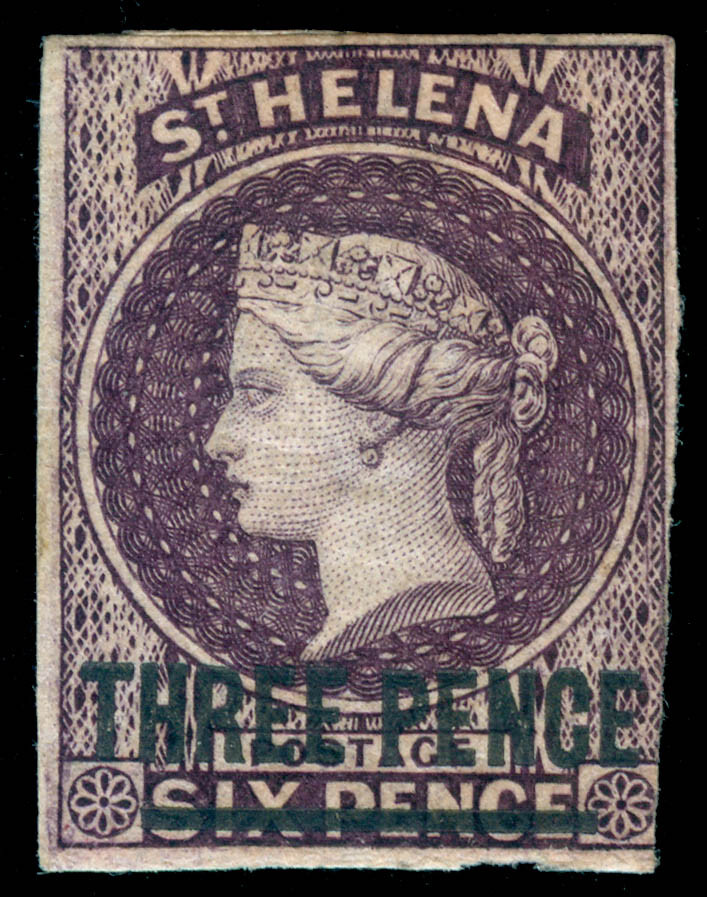 mintページ MOMEN: ST HELENA SG #11b 1868 IMPERF MINT OG H LOT #60406 | eBay