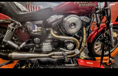 2into 1 Protech Exhaust Harley-Davidson Dyna Superglide Street Bob