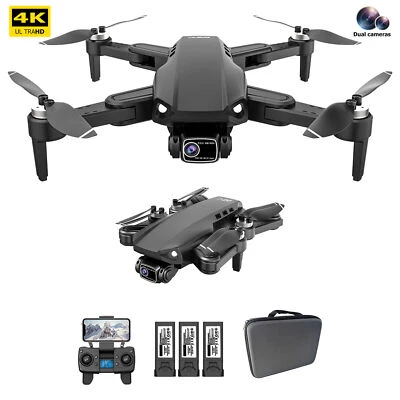 DRONE AVEC TÉLÉCOMMANDE CAMÉRA WI-FI DRONE PLIABLE PRO GPS NEUF - Photo 1/4