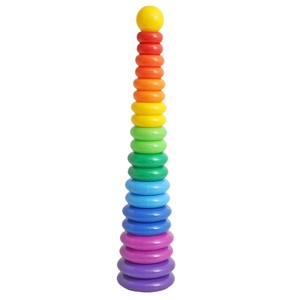 rainbow stacking rings toy