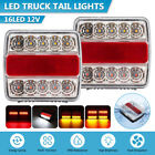<!--F#f_0-->2X 16 LED Submersible Waterproof Stop Tail Lights Trailer light Boat Truck Lamp<!--F/-->