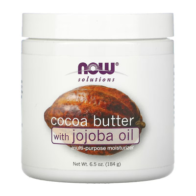 NOW Foods, Lösungen, Kakaobutter mit Jojobaöl, 6,5 Oz.