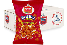 Special Cheese Flavored Popcorn - Case of 50 - .625Oz Bags RED HOT CHEESE