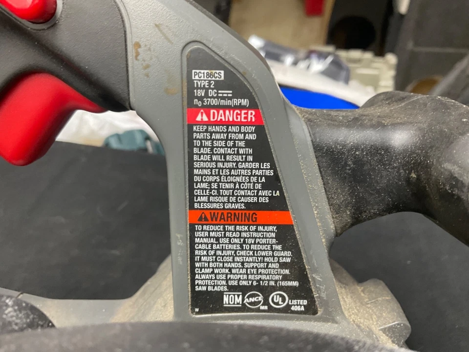 Sierra circular Porter Cable 18V PC186CS Foto 2 de 4