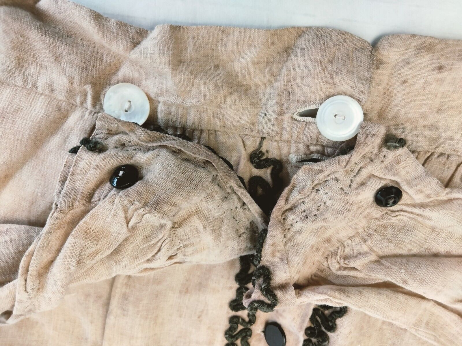 Antique Edwardian Girls / Childs Blouse Shirt - image 4