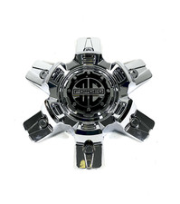 2 Crave Forged Wheels Chrome Wheel Center Cap Cap5513-sg Cap5513-6h-xg