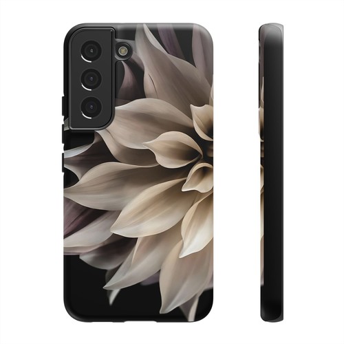 Tough Case For iPhone, Samsung Galaxy, Pixel, Cream Dahlia Flower Print - 第 188/223 張圖片